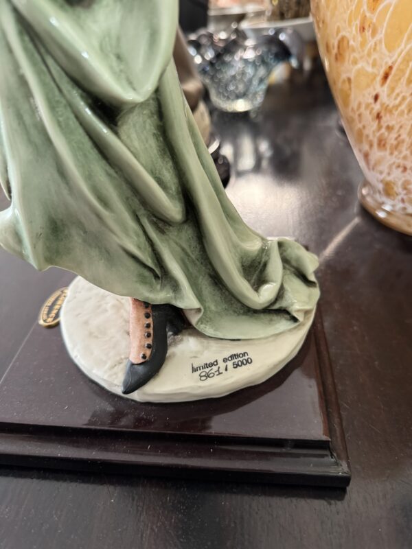 Close-up of the Armani 