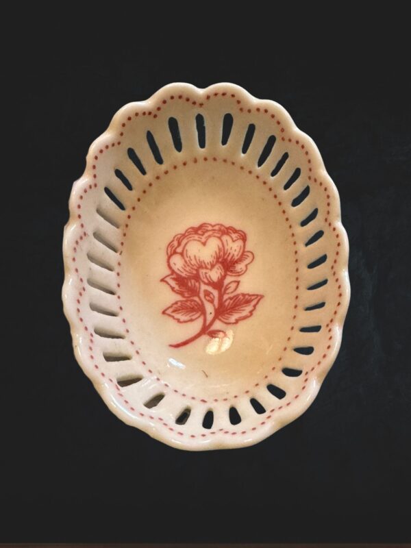 Vintage Porcelain Trinket Bowl