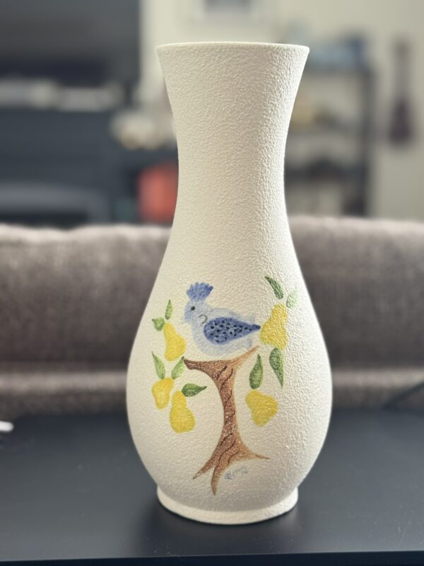 1976 Partridge in a Pear Tree Studio Vase