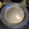 Wilton Armetale Floral Rim Lazy Susan Serving Tray
