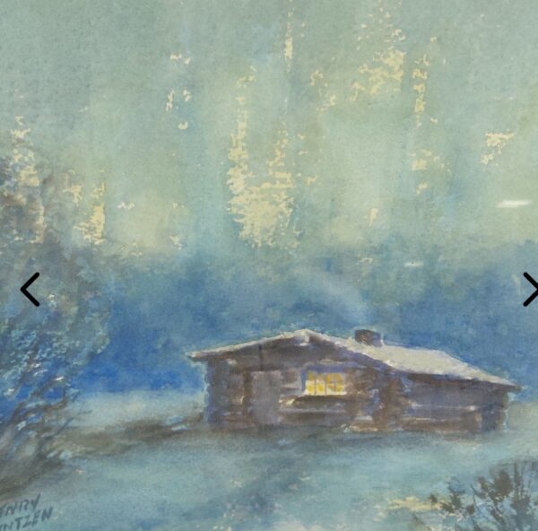 Henry Lorentzen — Lights of the North Watercolor Painting - Image 3