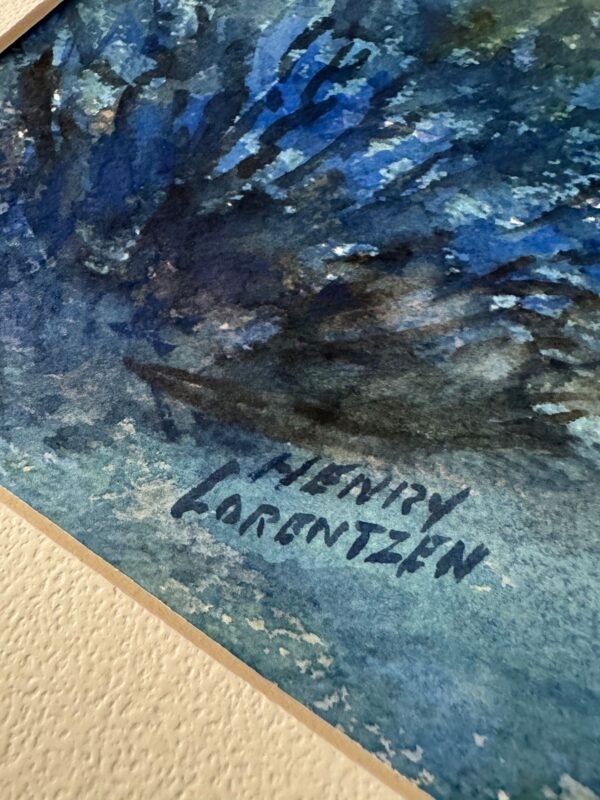 Henry Lorentzen — Lights of the North Watercolor Painting - Image 4